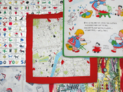 A selection of colourful handkerchiefs