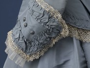 Short Course - Small waists and full skirts - 1820's Fashion - a frilly ladies cuff