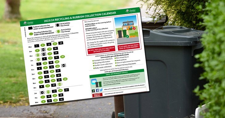 New bin collection calendars