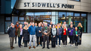 Sport England visitors to St Sidwell's Point
