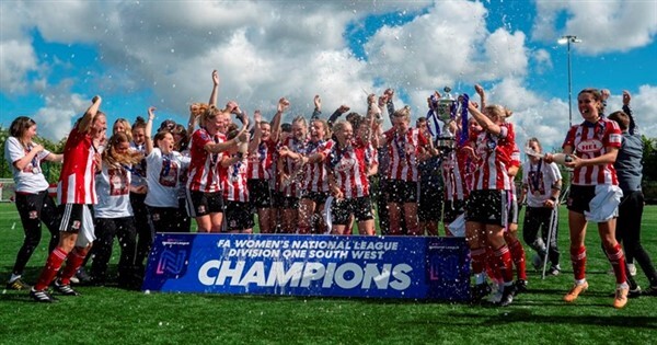 Exeter City Women's team champions