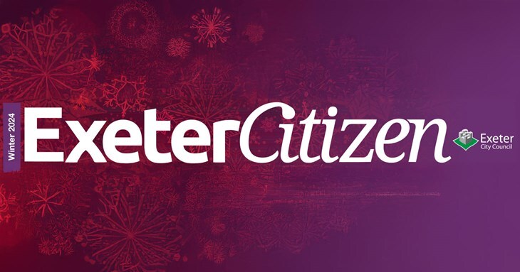 Winter Citizen about to drop through letterboxes in Exeter