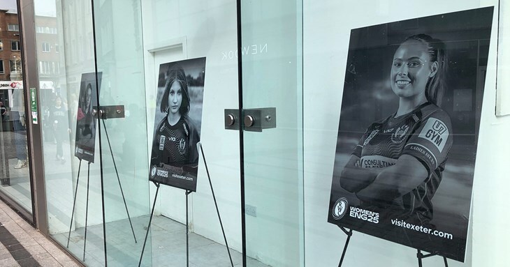 Striking images celebrate women’s rugby in Exeter