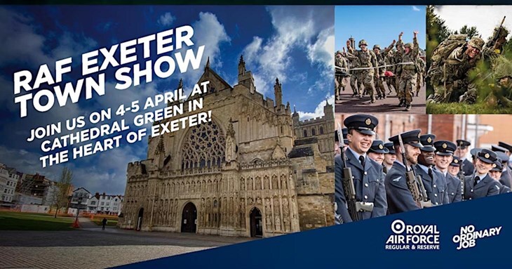 Experience the thrills of the RAF in Exeter city centre