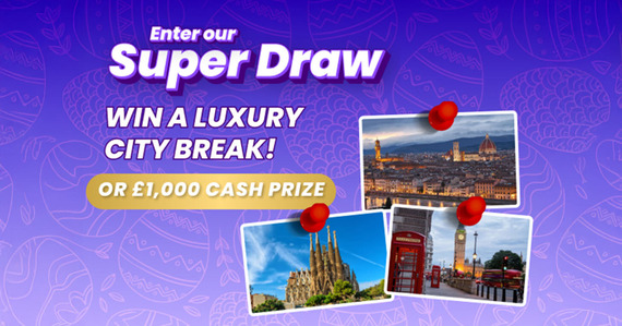 Win a luxury city break in Saturday’s Super Draw