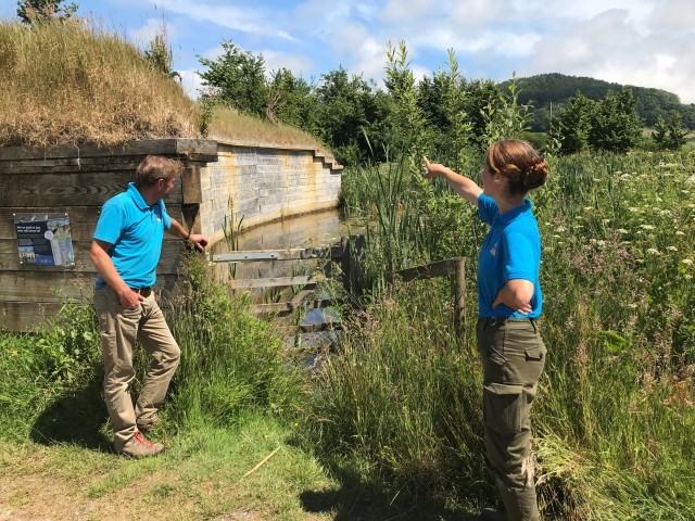 Wildlife rangers at Seaton Wetlands