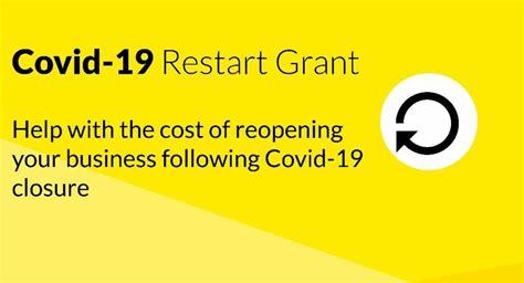 Covid restart grant