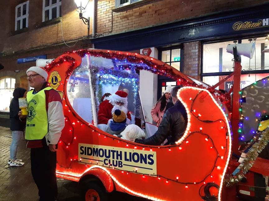 Lions late night shopping event in Sidmouth 