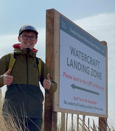 Dawlish warren reserve landing zone
