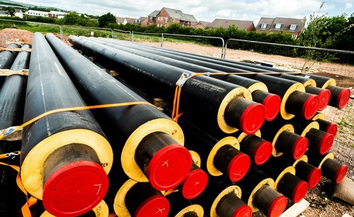 district heating pipes