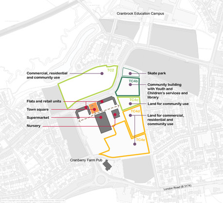 cranbrook new town centre