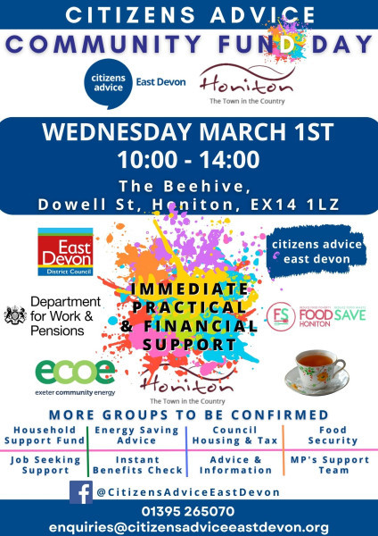 Community fund day poster