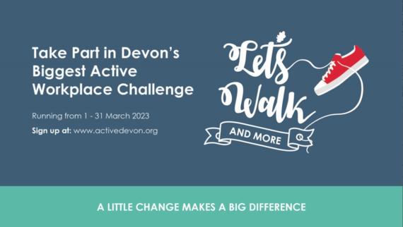 Let's Walk and More FREE Active Workplace Challenge for March