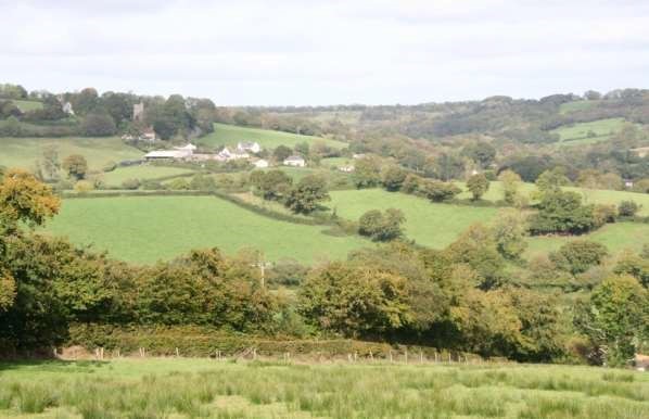 Countryside around Luppitt