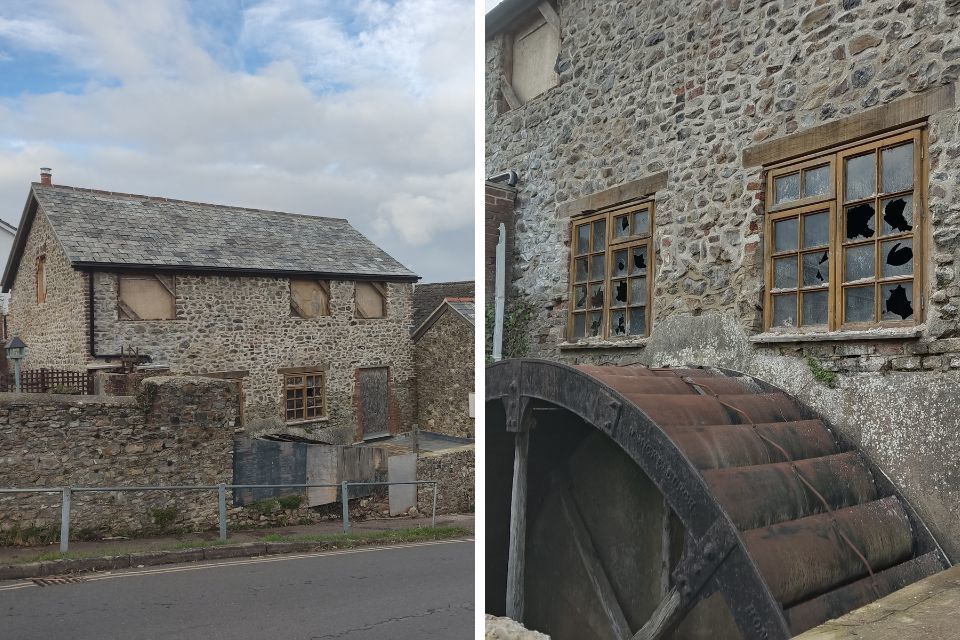Photos of Honiton Mill prior to it being renovated