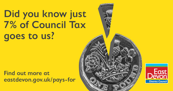 Did you know just 7% of council tax goes to us? Click here to find out more