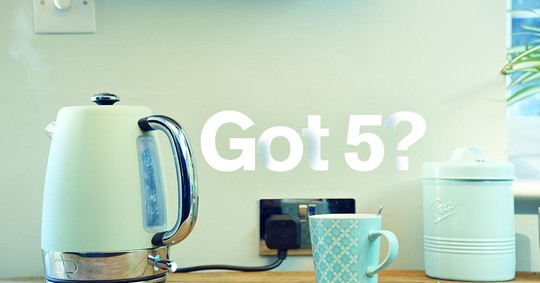 Got 5 with picture of a kettle