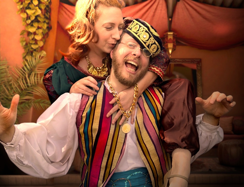 Promotional photo from Rain or Shine's Comedy of Errors, being performed in Manor Gardens and Blackmore Gardens