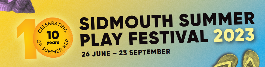 Sidmouth Summer Play Festival 2023 26 June - 23 September. Celebrating 10 years of summer rep. Picture of Flip flops