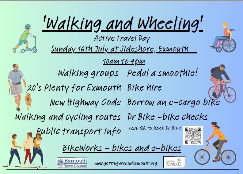 poster display for walking advert