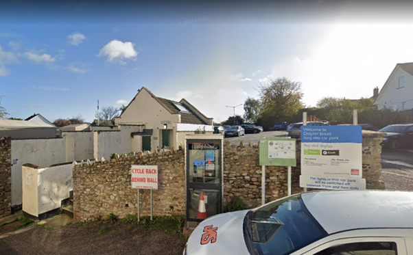 Google street view image of Dolphin Street toilets in Colyton