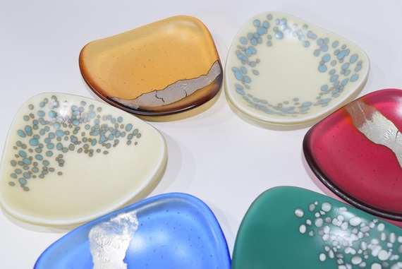 Glass work by Jane Hester