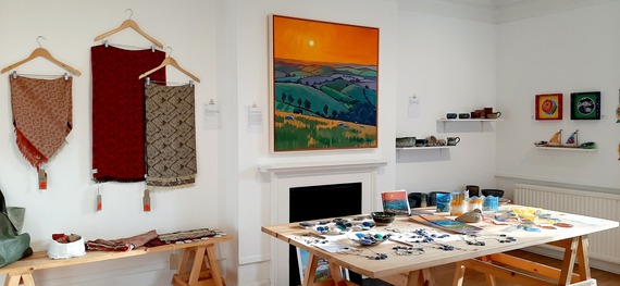 Photo of the Present Makers exhibition at Thelma Hulbert Gallery