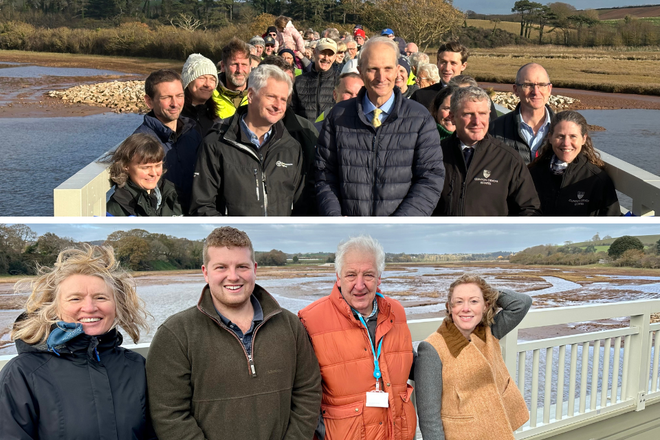 The New Queen Elizabeth bridge in East Devon 