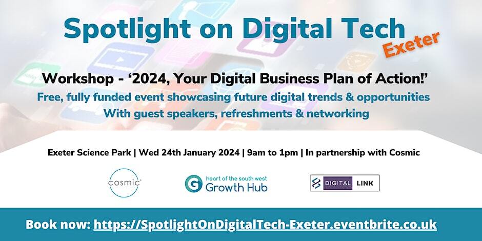 Spotlight on Digital Tech Invite for the 24th of January