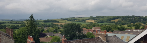 View of Axminster Hills