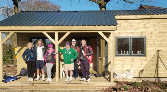 Group photo at Woodbury Tennis Club