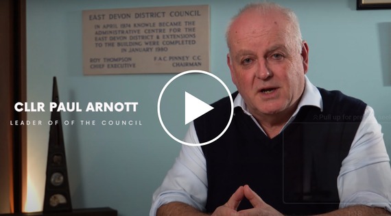 Preview of a YouTube video of Councillor Paul Arnott talking to the camera
