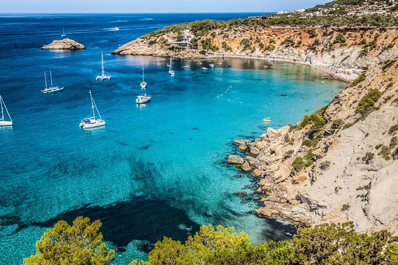 Photo of the sea in Ibiza