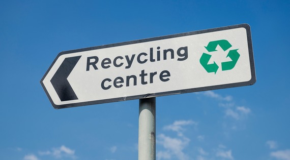 Recycling Centre sign