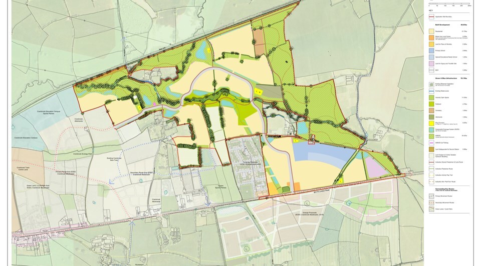 A map of the expansion of Cranbrook