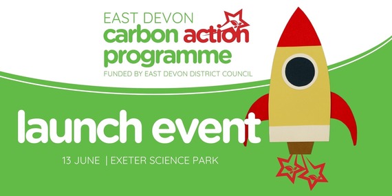 East Devon Carbon Action Programme funded by East Devon District Council. Launch event 13 June Exeter Science Park