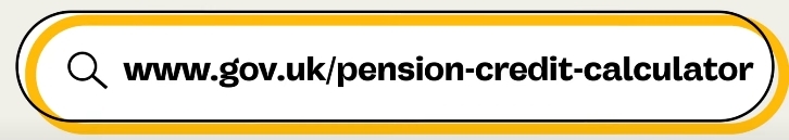 Search bar: www.gov.uk/pension-credit-calculator