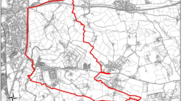 Map of the Bishops Clyst Neighbourhood Plan area