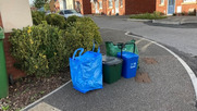 Recycling containers at the kerbside