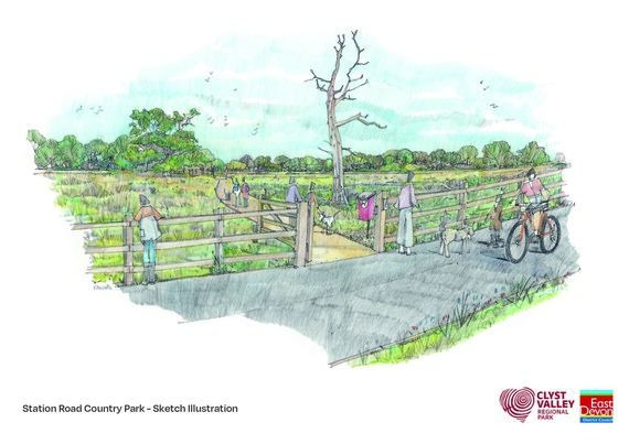 Illustration of Station Road Country Park