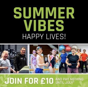 Summer vibes Happy lives Join for £10 and pay nothing until July