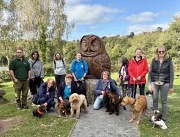 Group of waggy walkers at Decoy Country Park!