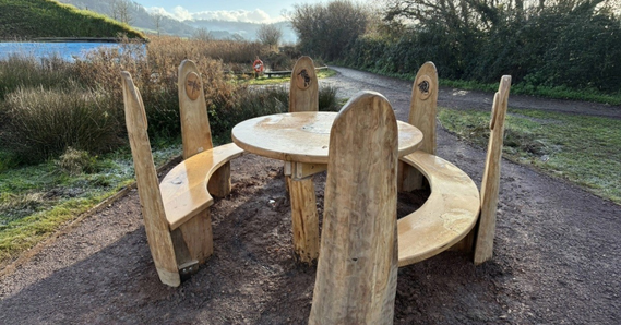 The new round table at Seaton Wetlands