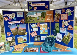 Devon Loves Dogs gazebo display