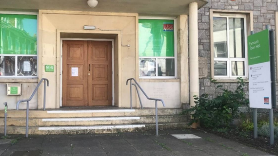 Exmouth Town Hall entrance 