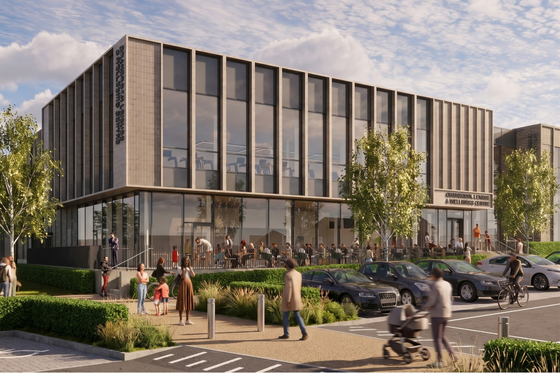 Cranbrook Leisure and Wellbeing centre front
