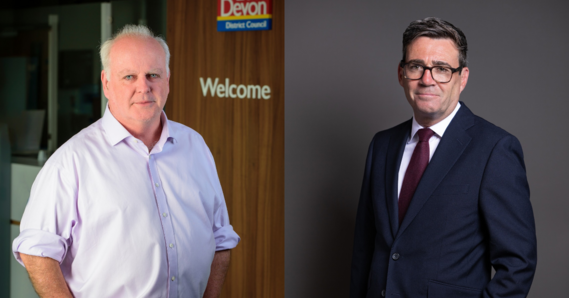 Left: Paul Arnott. Right: Andy Burnham