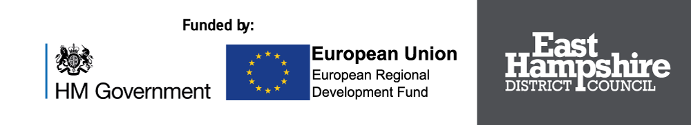Reopening High Streets Safely funding logos - HM Government, European Regional Development Fund