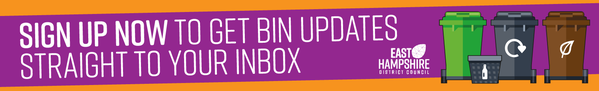 Sign up now to get bin updates straight to your inbox