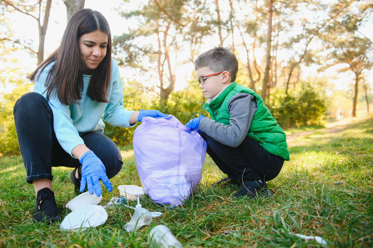 Litter picking image